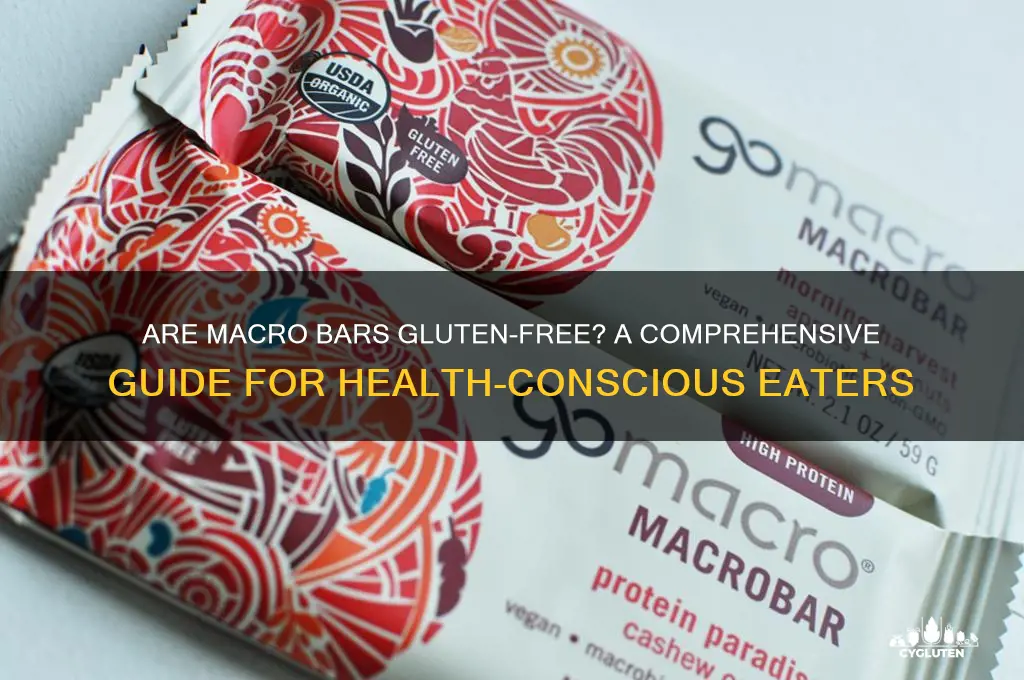 are macro bars gluten free