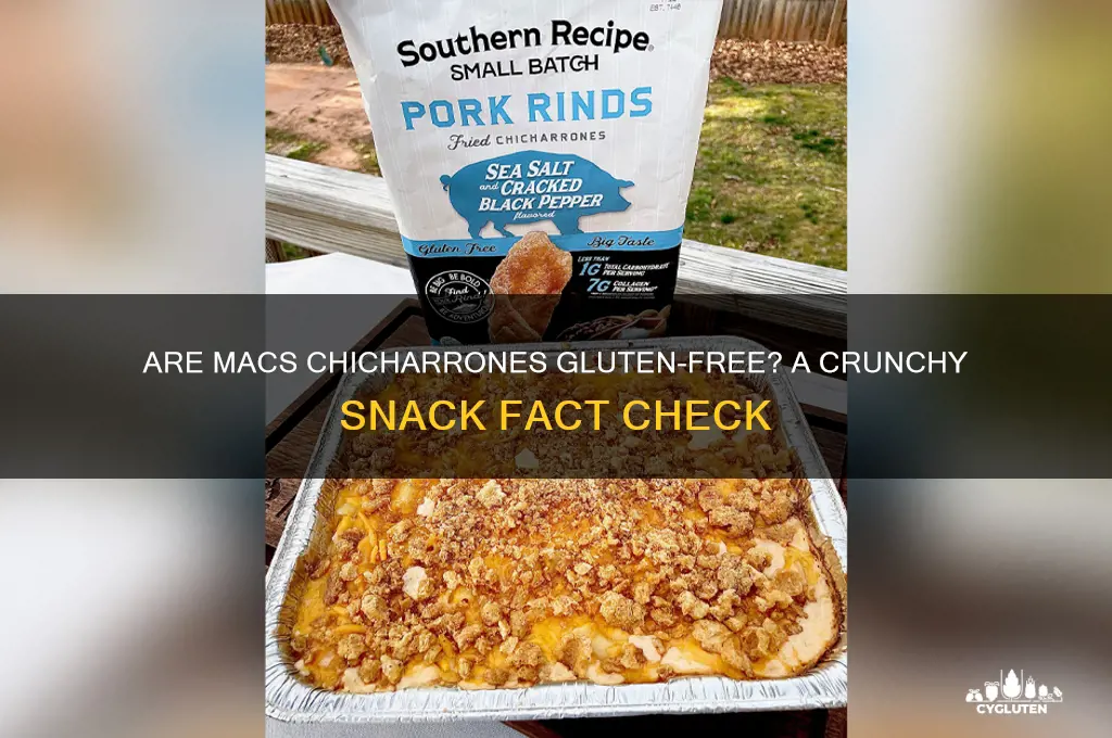 are macs chicharrones gluten free