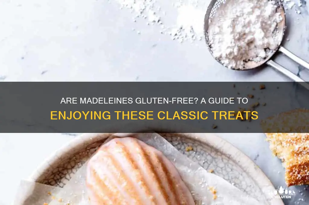 are madeleines gluten free
