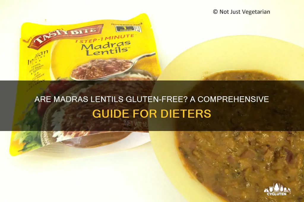are madras lentils gluten free