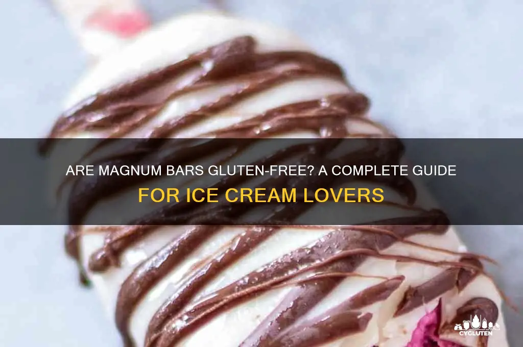 are magnum bars gluten free