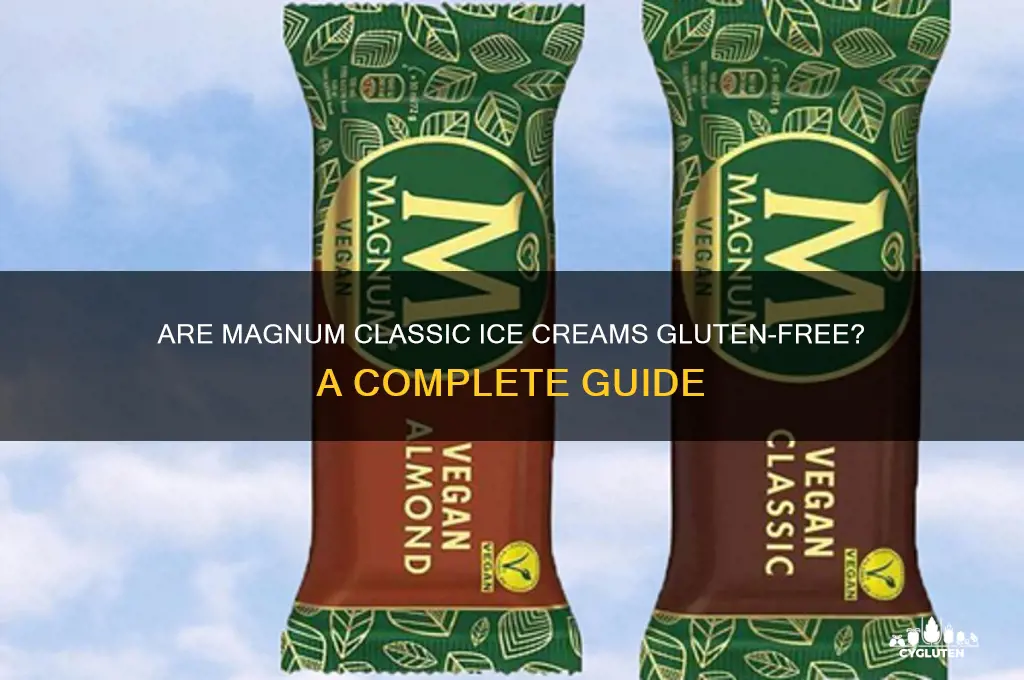 are magnum classic gluten free