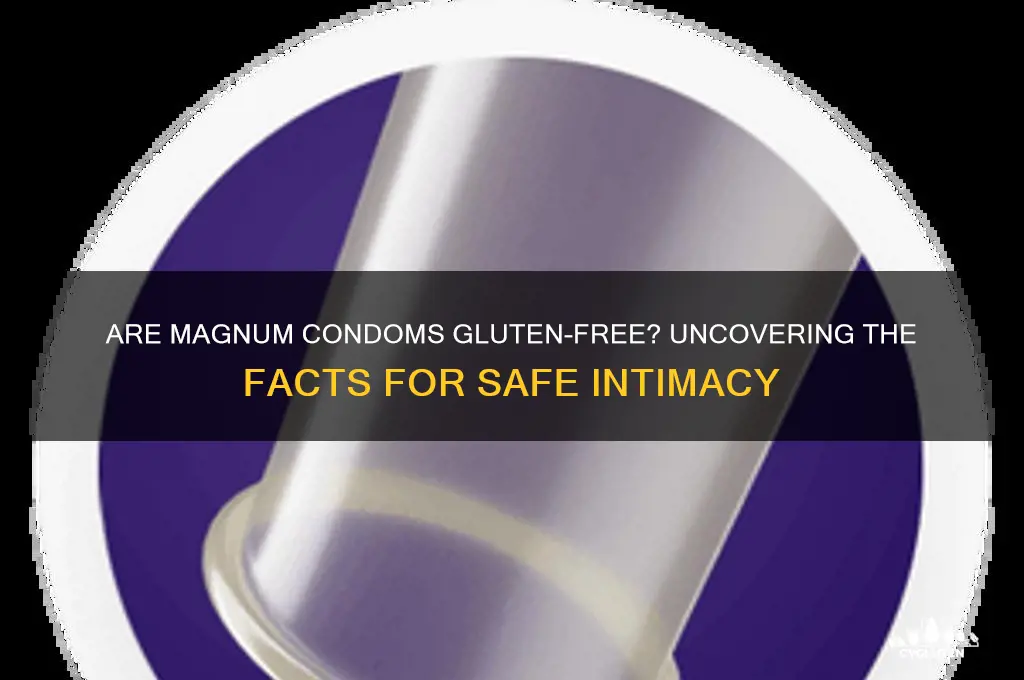 are magnum condoms gluten free