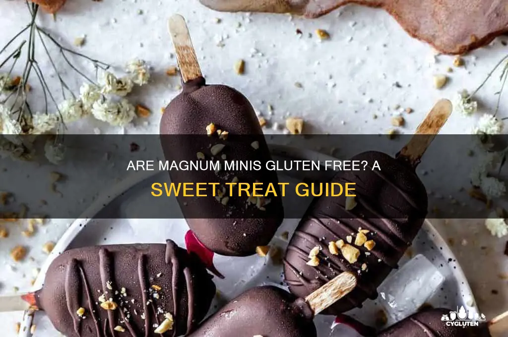 are magnum minis gluten free