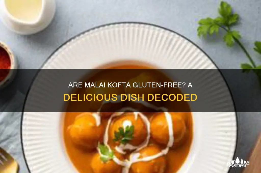 are malai kofta gluten free