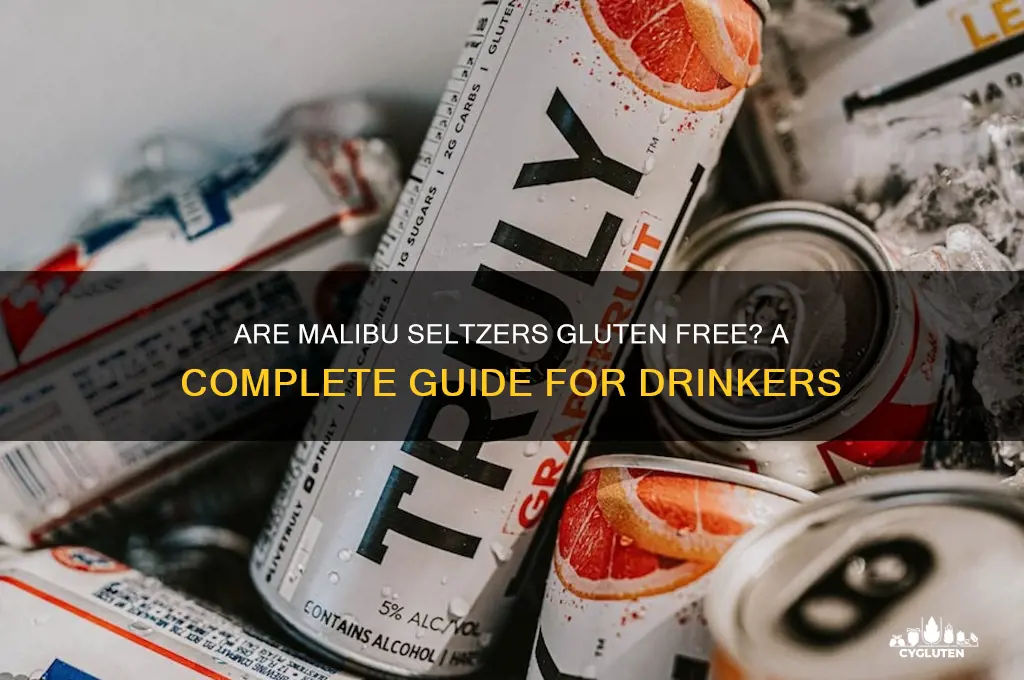 are malibu seltzers gluten free