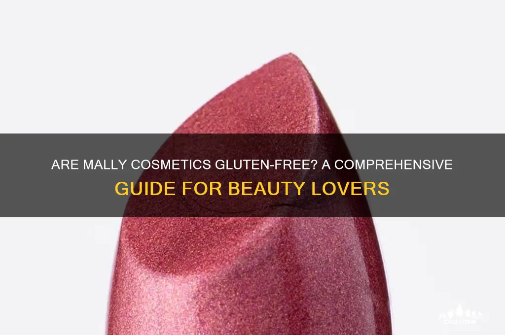 are mally cosmetics gluten free