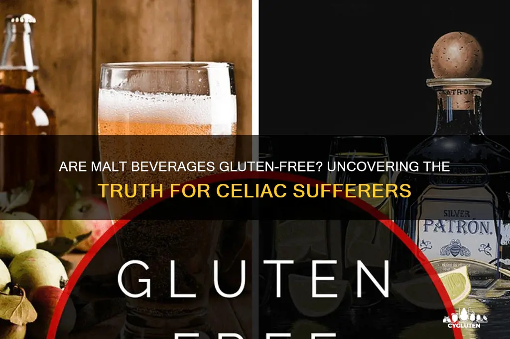 are malt beverages gluten free