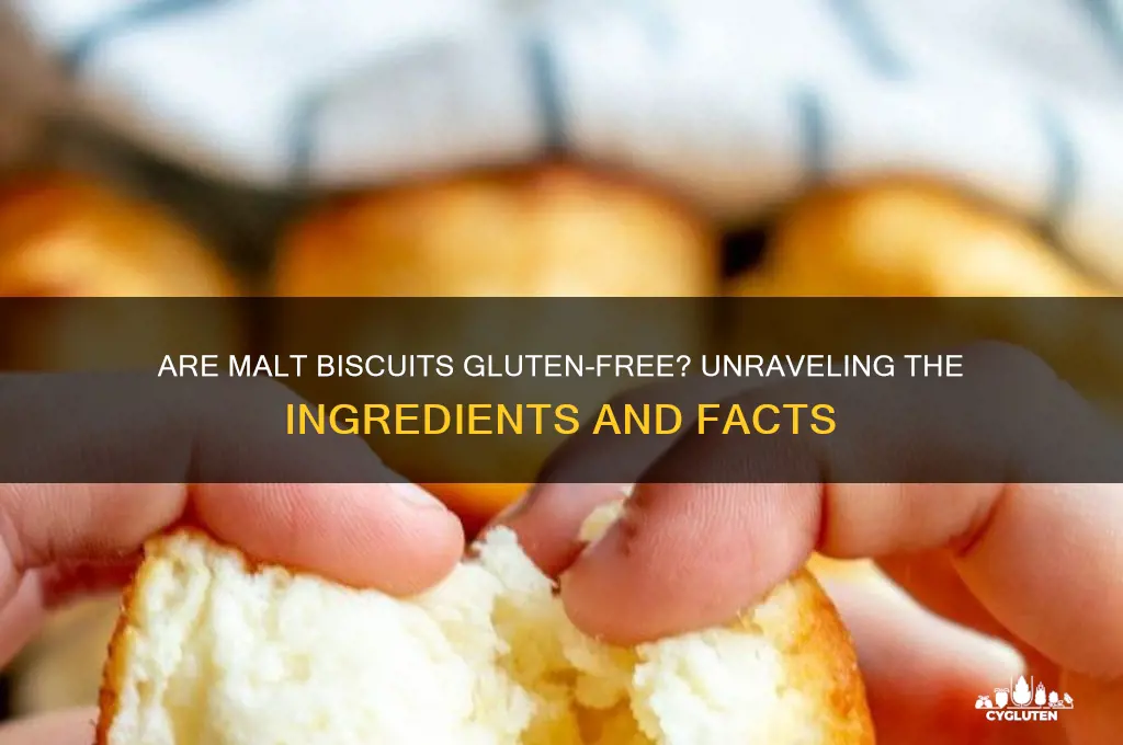 are malt biscuits gluten free