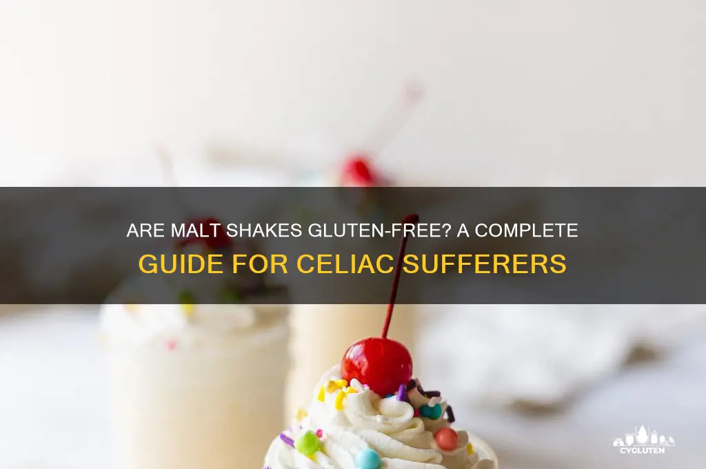 are malt shakes gluten free