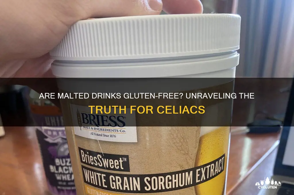 are malted drinks gluten free