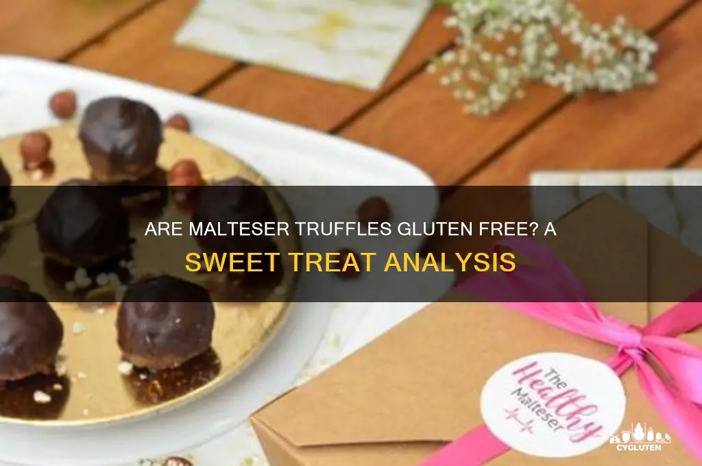 are malteser truffles gluten free