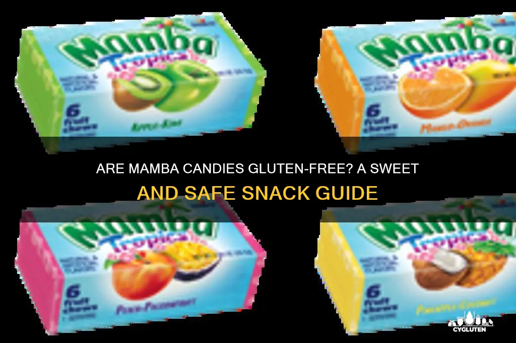 are mamba candies gluten free