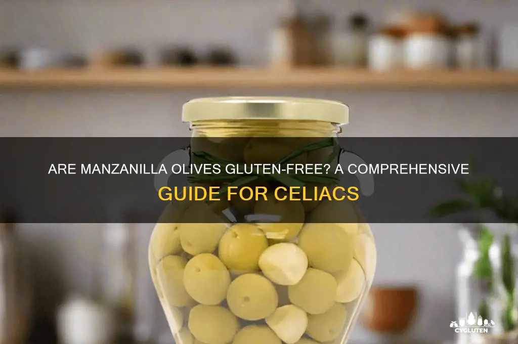 are manzanilla olives gluten free