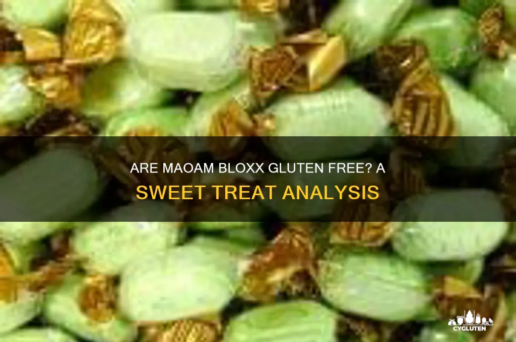 are maoam bloxx gluten free