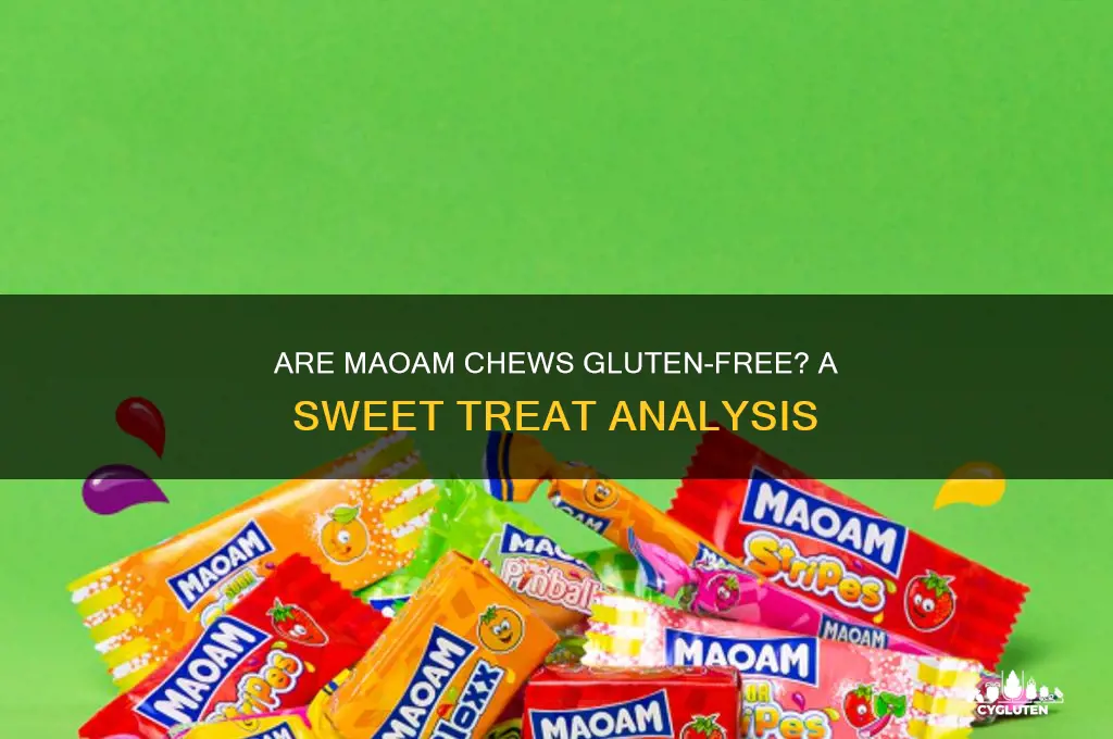 are maoam chews gluten free