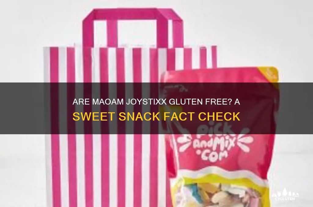 are maoam joystixx gluten free