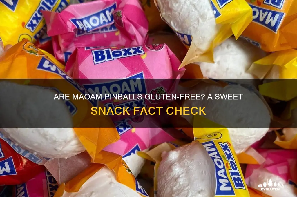 are maoam pinballs gluten free