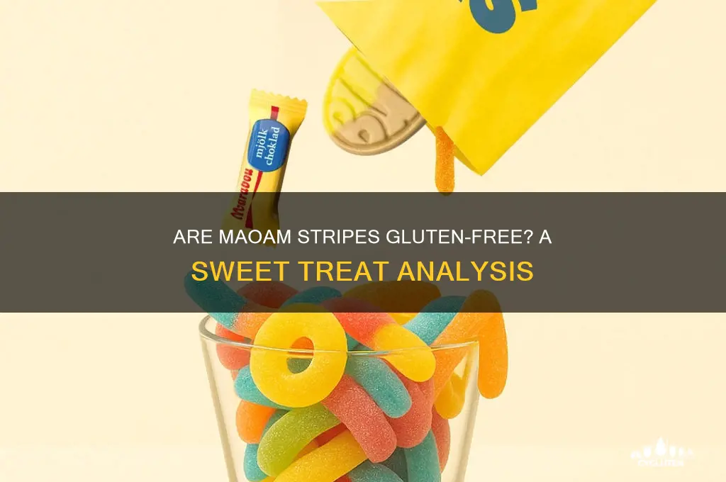 are maoam stripes gluten free