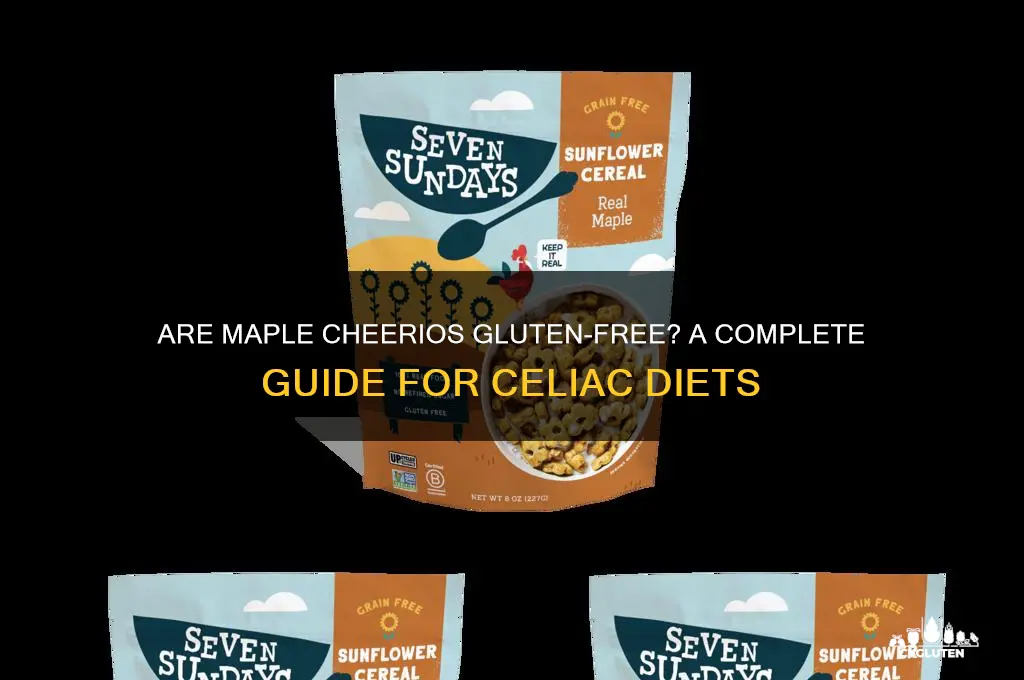 are maple cheerios gluten free