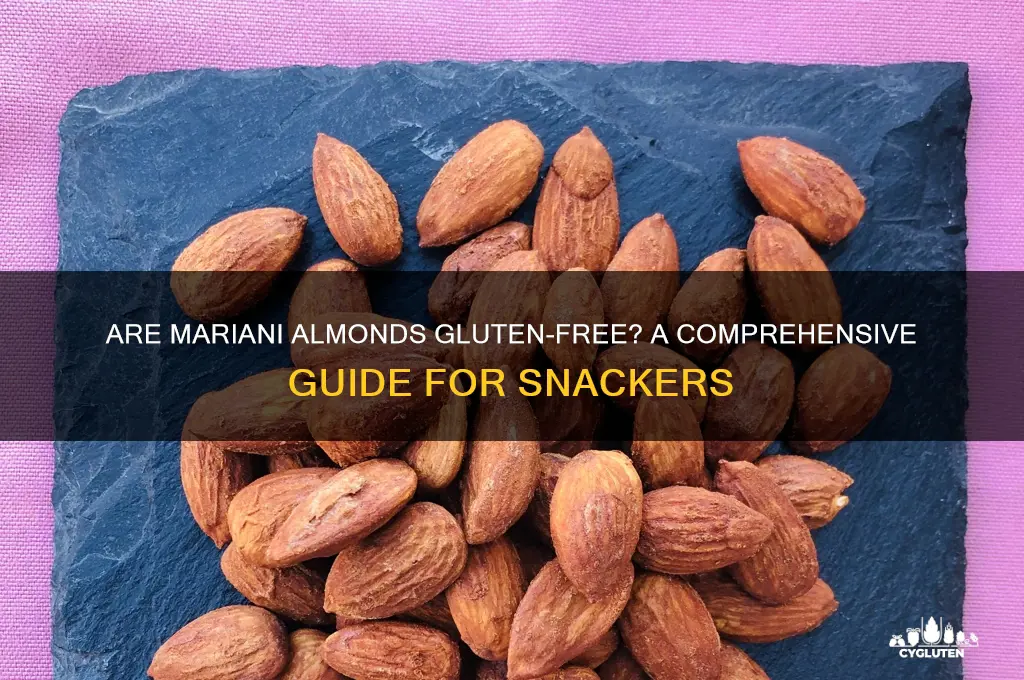 are mariani almonds gluten free