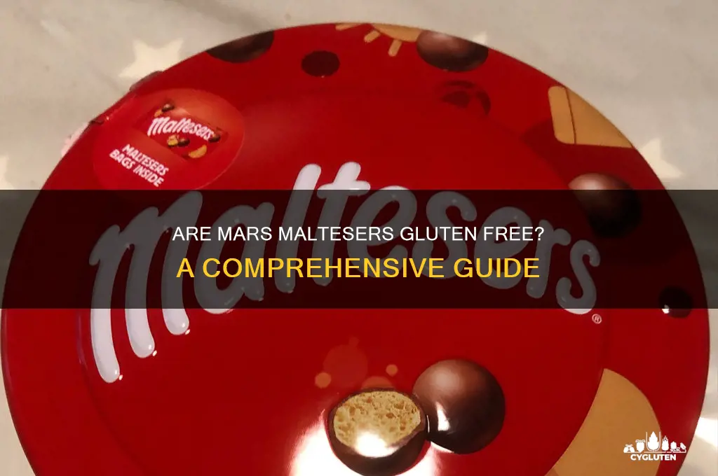are mars maltesers gluten free