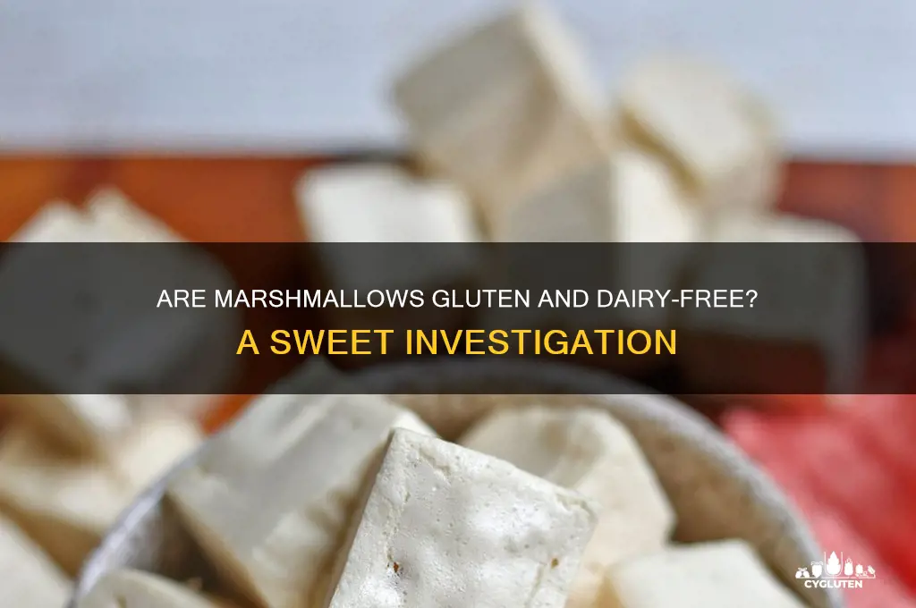 are marshmallows gluten dairy free