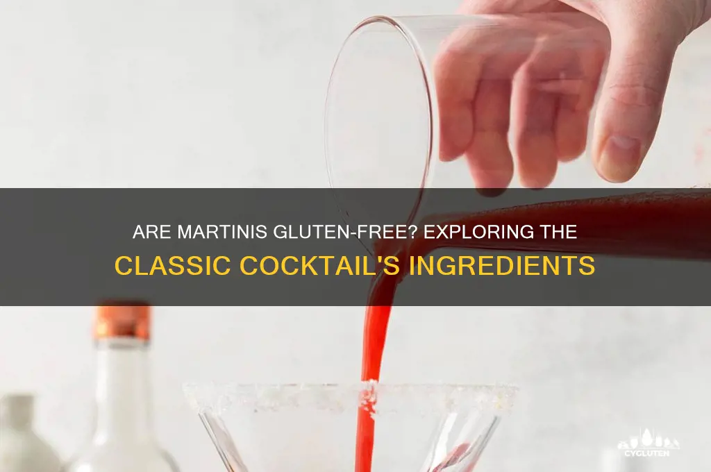 are martini gluten free