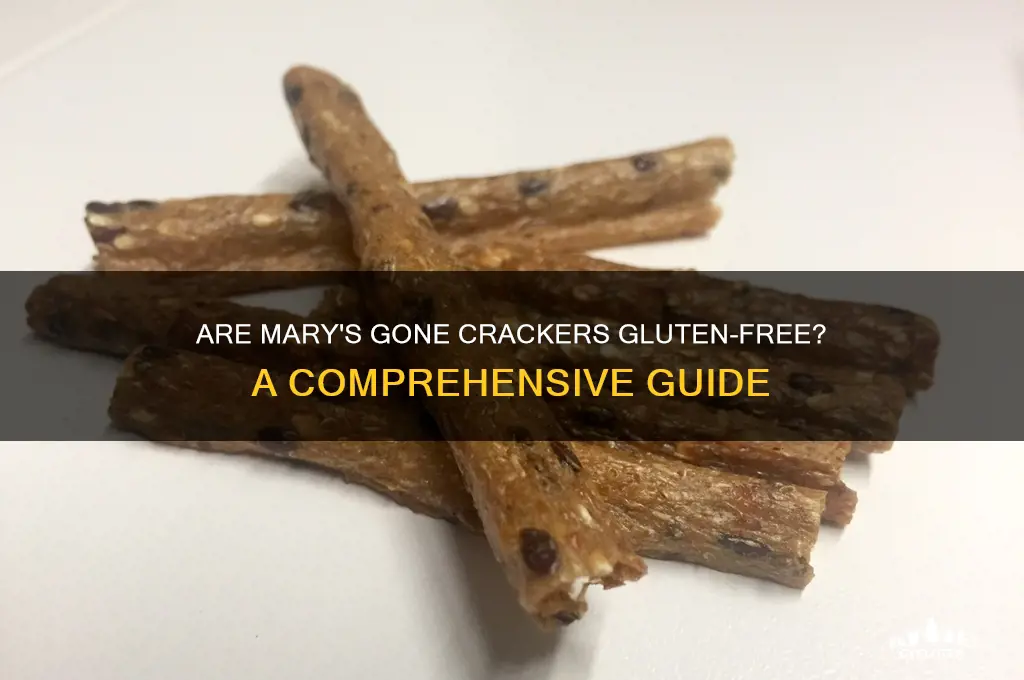 are marys crackers gluten free