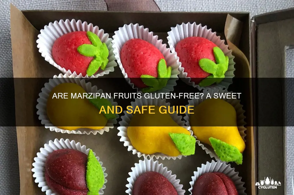 are marzipan fruits gluten free