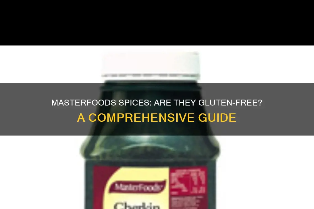 are masterfoods spices gluten free