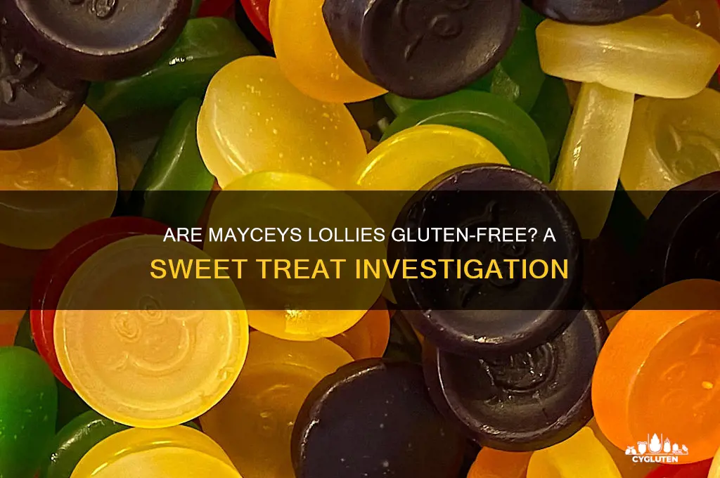 are mayceys lollies gluten free