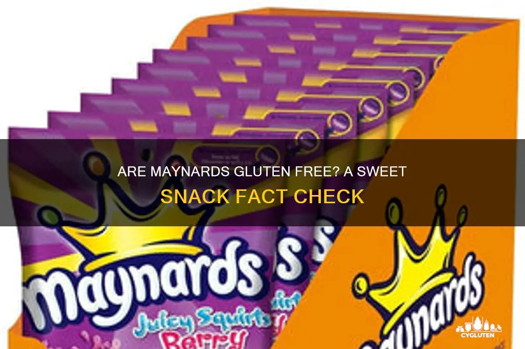 are maynards gluten free