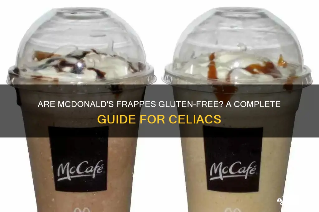 are mc frappes gluten free