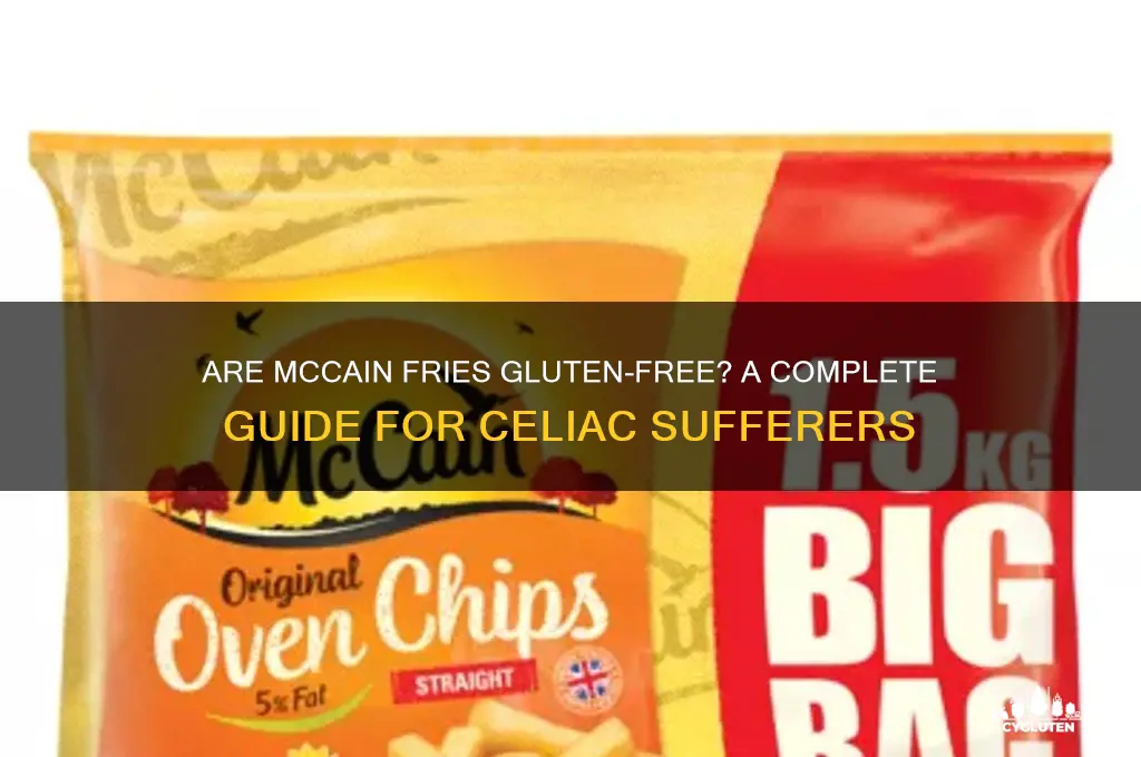 are mccain fries gluten free