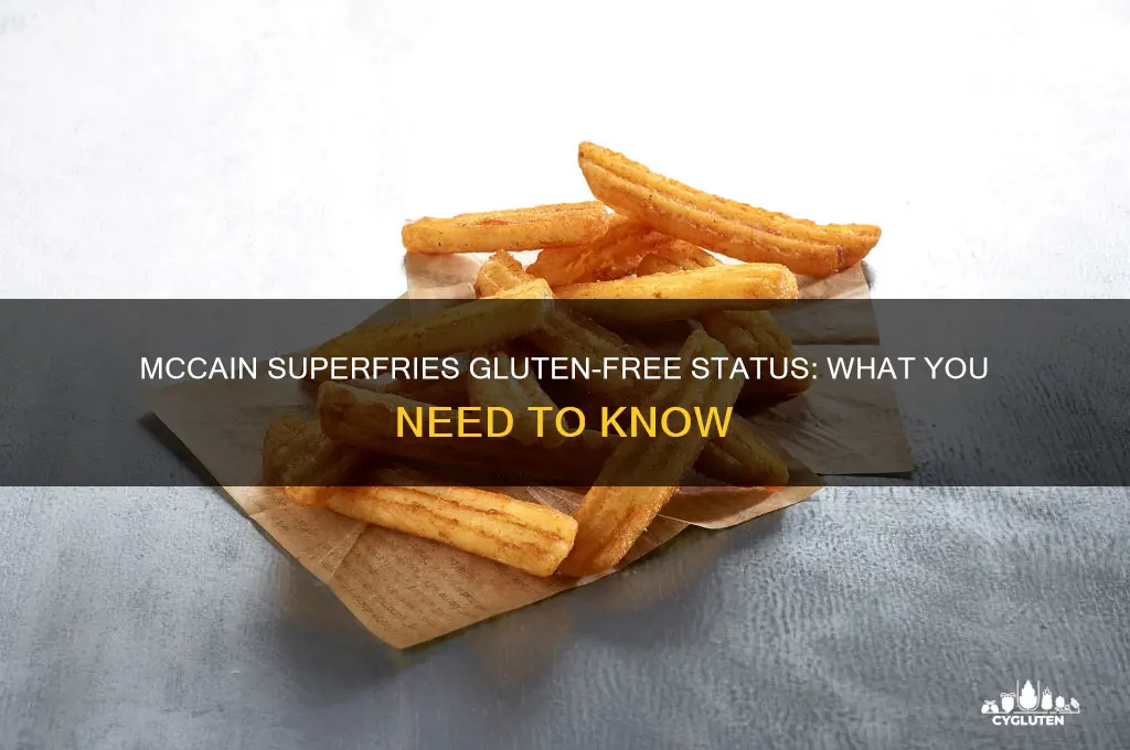 are mccain superfries gluten free