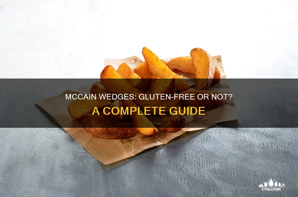 are mccain wedges gluten free