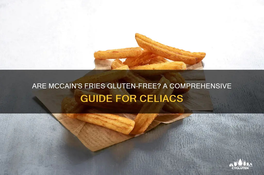 are mccains fries gluten free