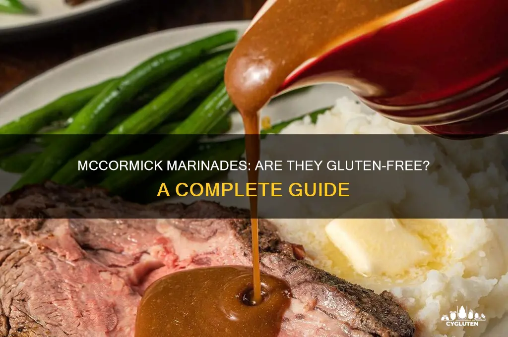 are mccormick marinades gluten free