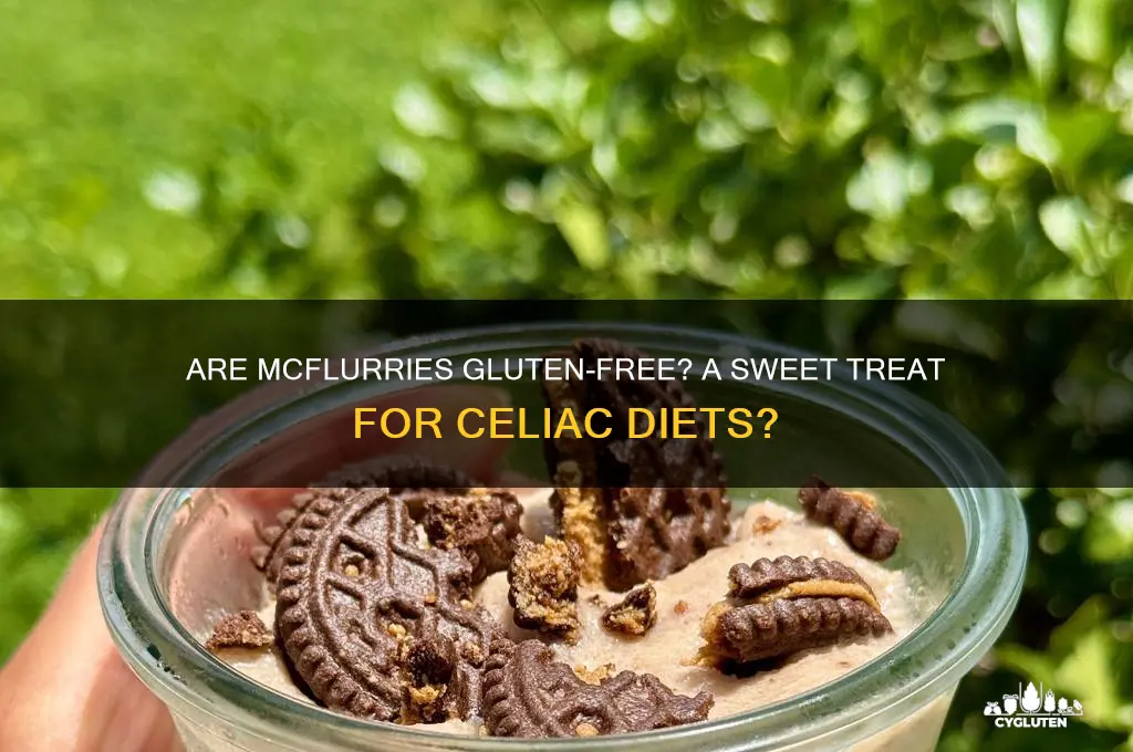 are mcflurries gluten free