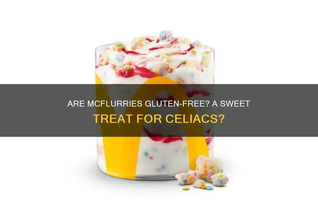 are mcflurry gluten free