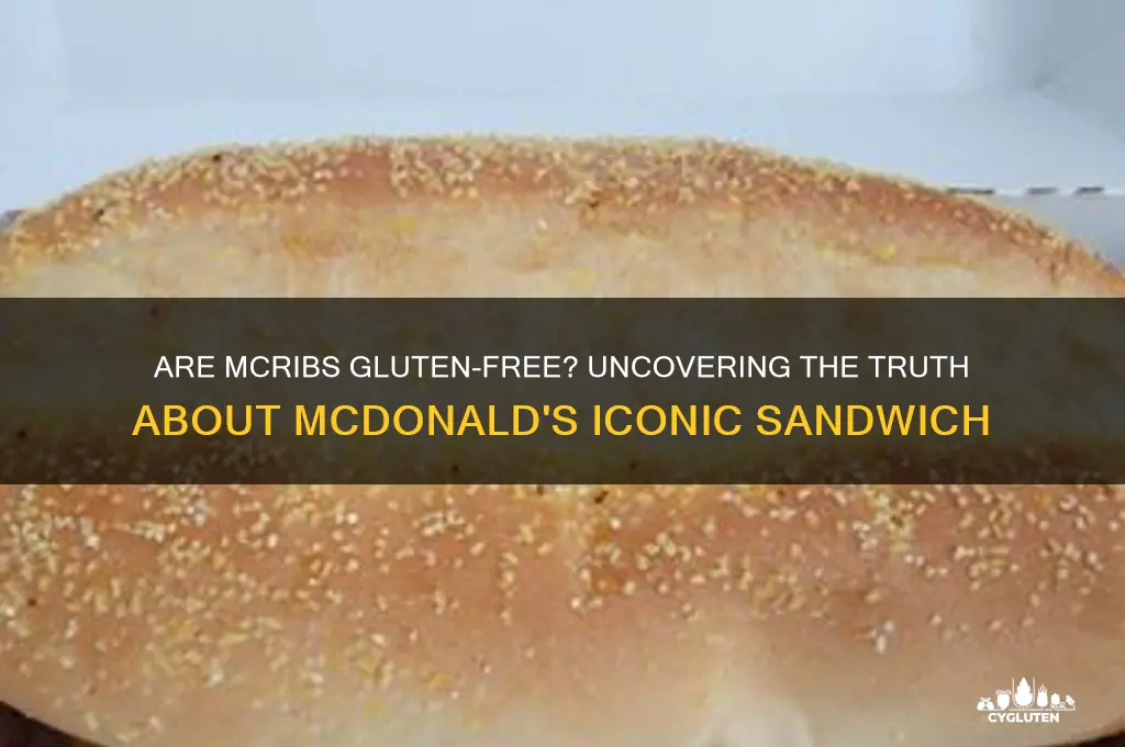 are mcribs gluten free