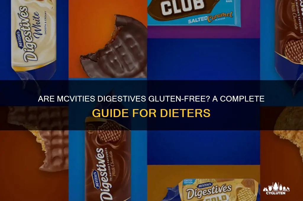 are mcvities digestives gluten free
