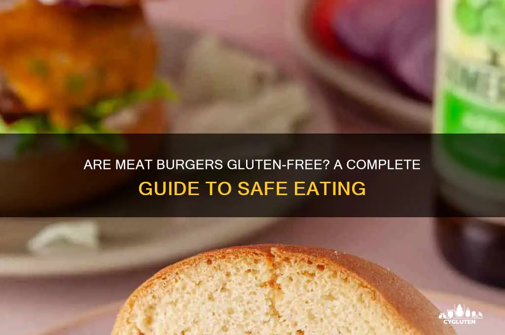 are meat burgers gluten free