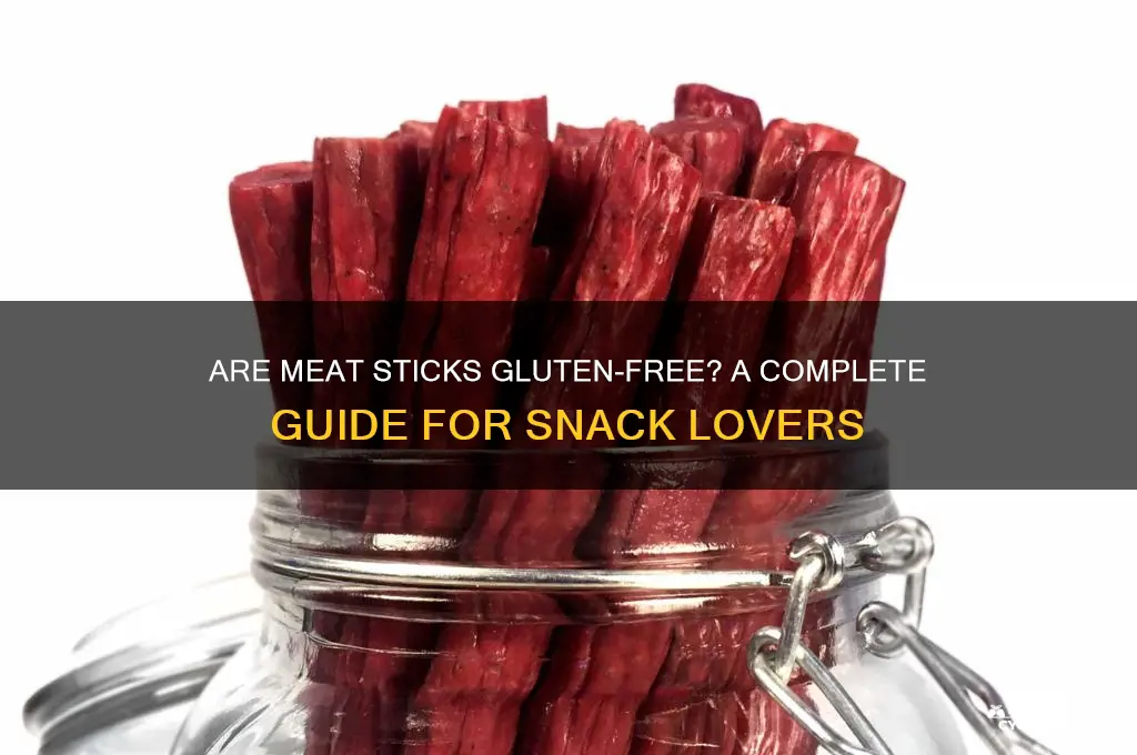 are meat sticks gluten free