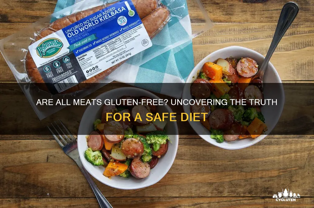 are meats all gluten free