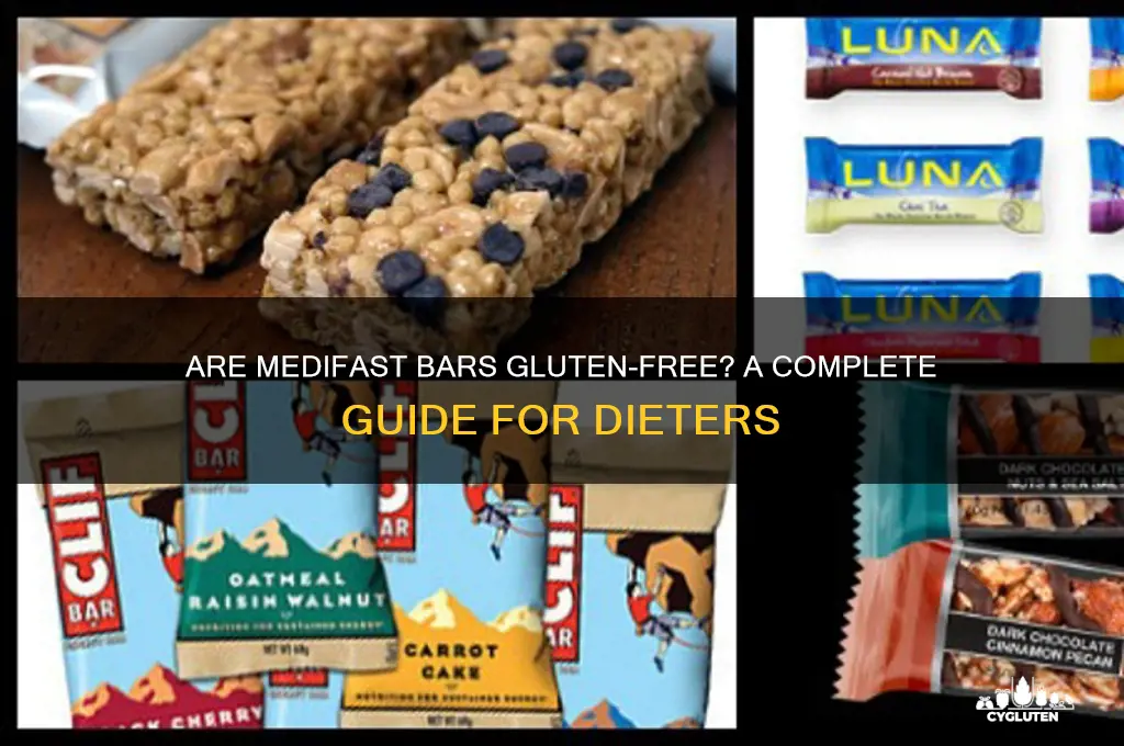 are medifast bars gluten free