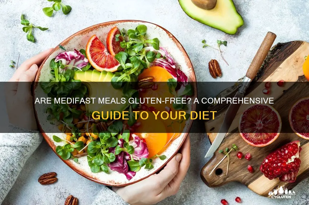 are medifast meals gluten free