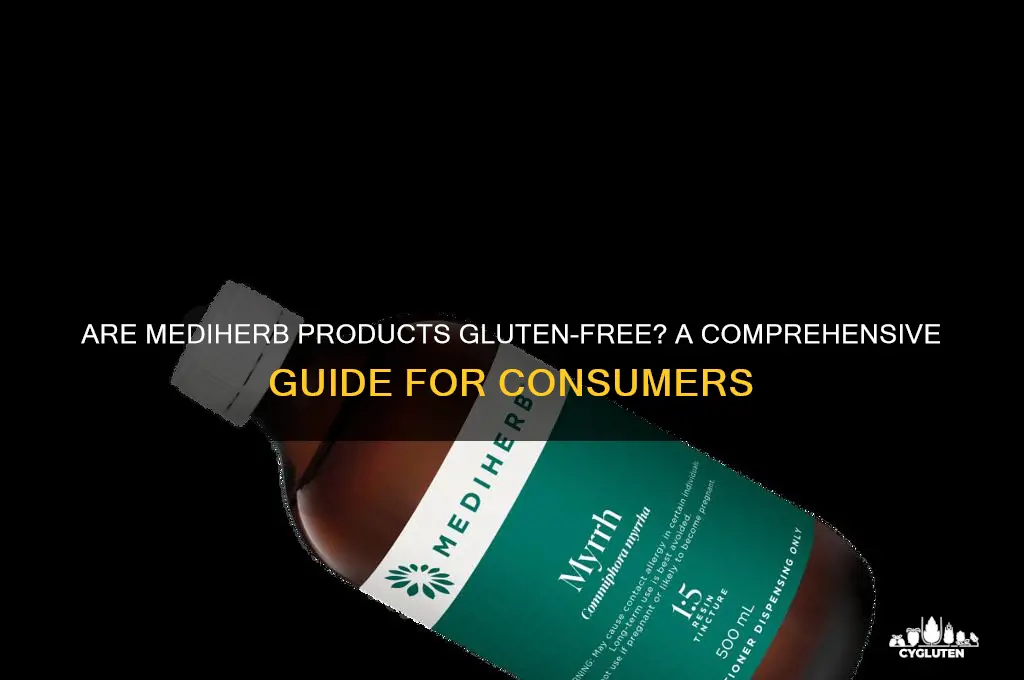 are mediherb products gluten free