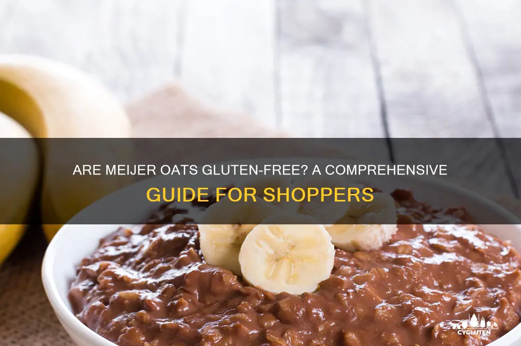 are meijer oats gluten free